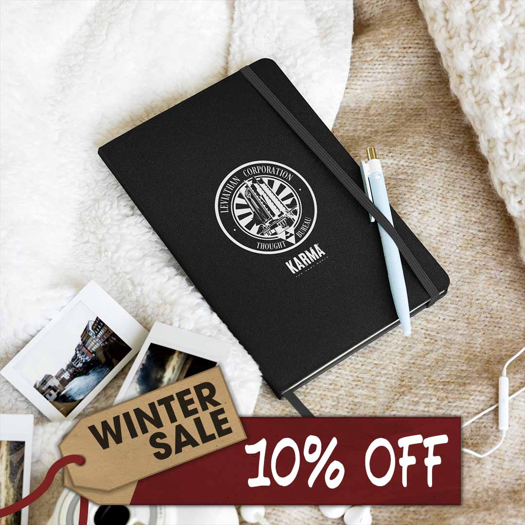 KARMA: The Dark World Hardcover bound notebook