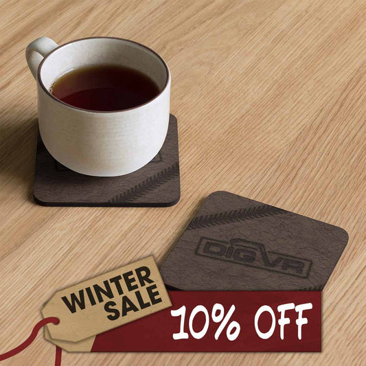 Dig VR Cork-back Coaster