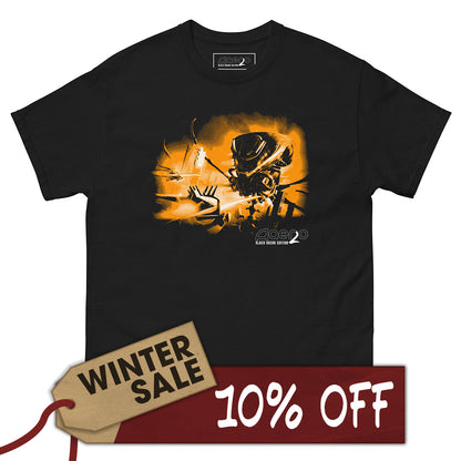 Aaero2: Black Razor Edition Unisex Classic Tee in Orange