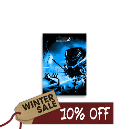 Aaero2: Black Razor Edition - Blue Art Poster A2