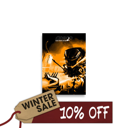 Aaero2: Black Razor Edition - Orange Art Poster A2