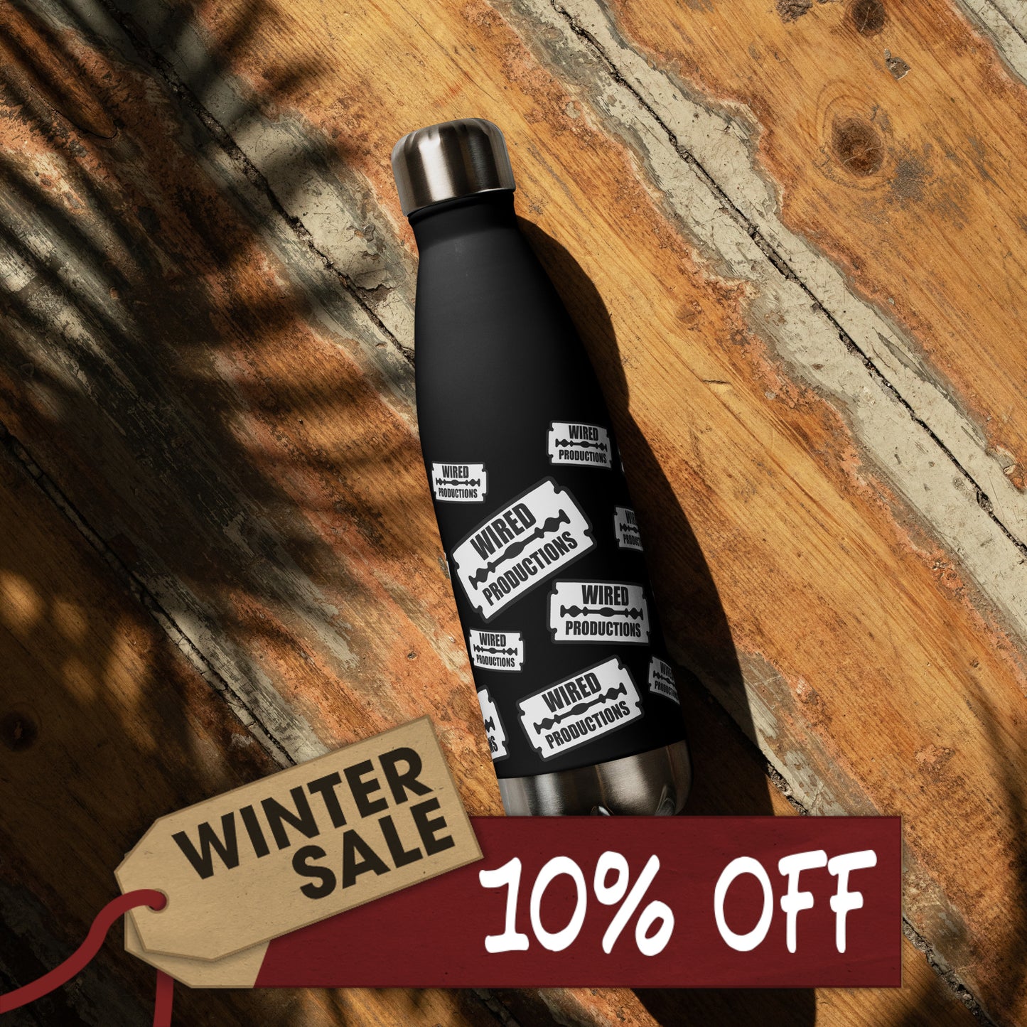 Wired's Stainless steel water bottle