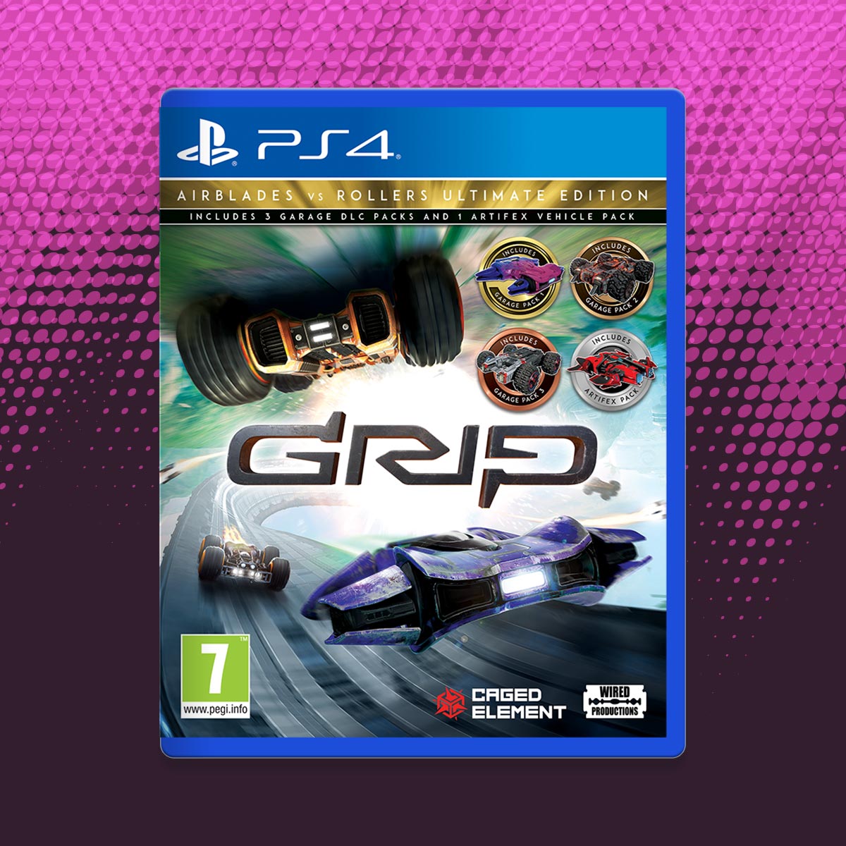 GRIP: Combat Racing - AirBlades Vs Rollers Ultimate Edition [PS4]