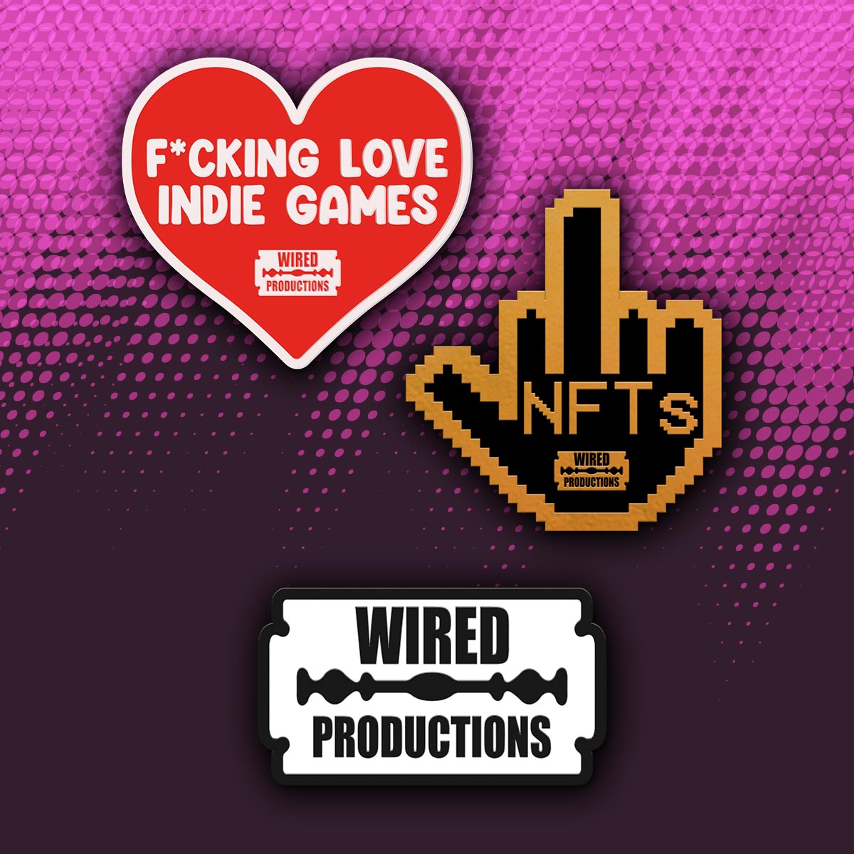 Wired Pin Badge [Merch]