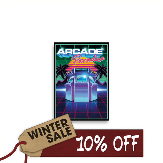 Arcade Paradise "90s"  A2 Art Print / Poster
