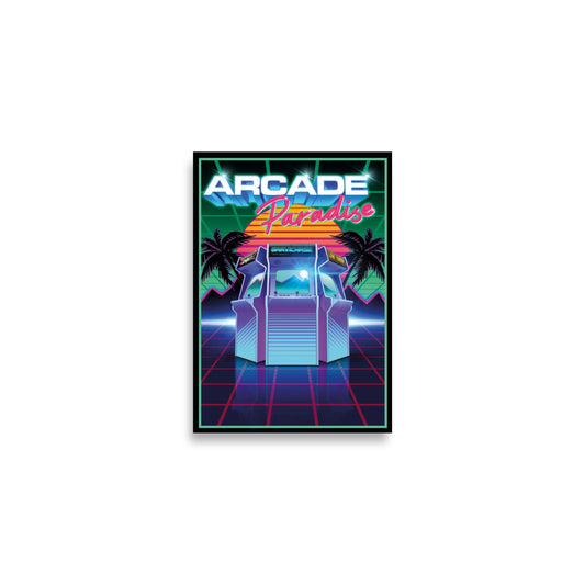 Arcade Paradise "90s"  A2 Art Print / Poster