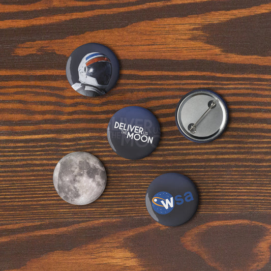 Deliver Us The Moon Set of Pin Buttons