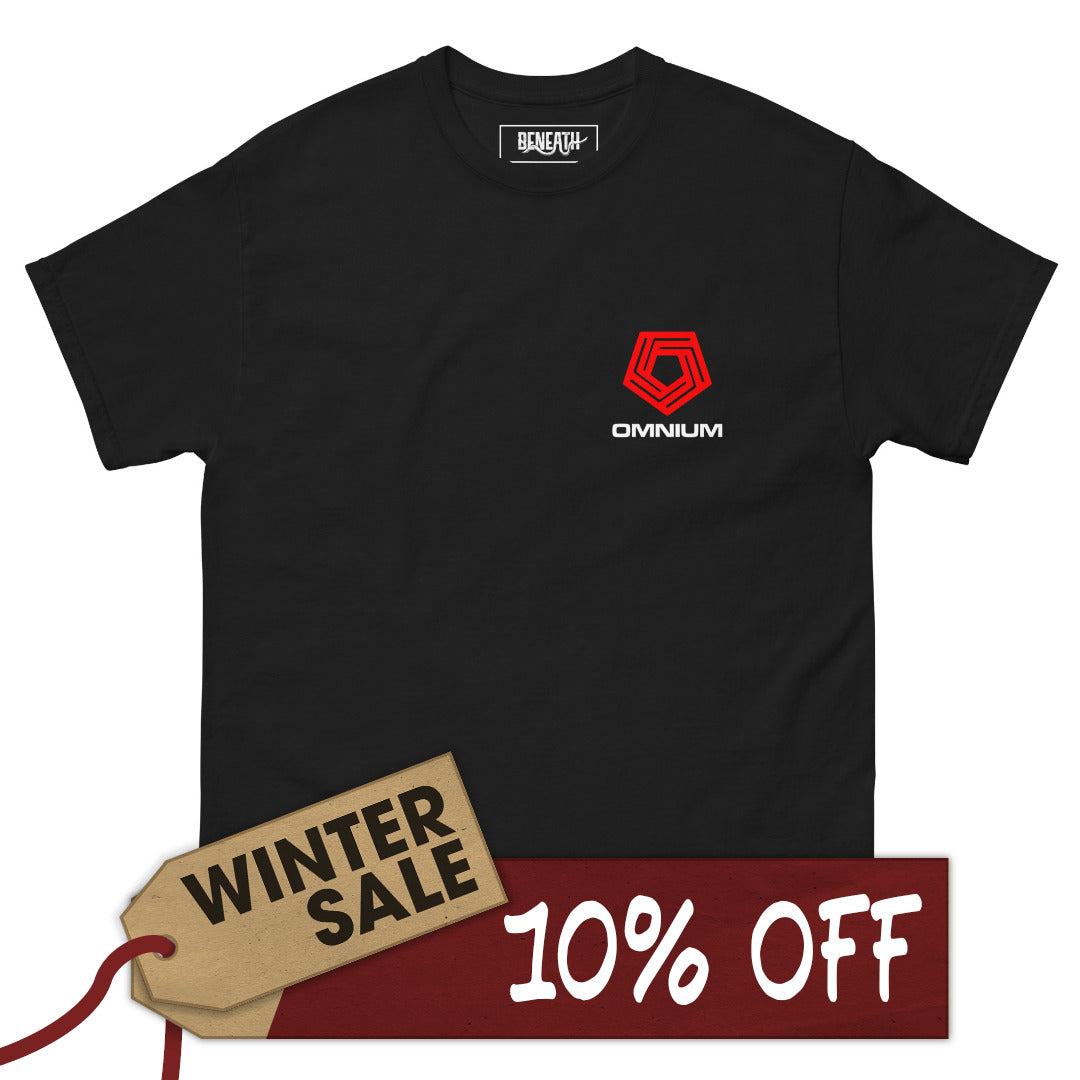 Beneath Omnium Red Logo classic tee